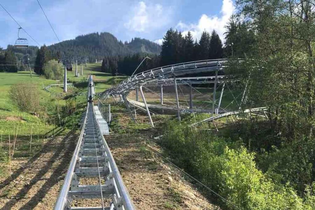 Exklusives Apartment Mit Schwimmbad Im Allgaeu Oy-Mittelberg Buitenkant foto